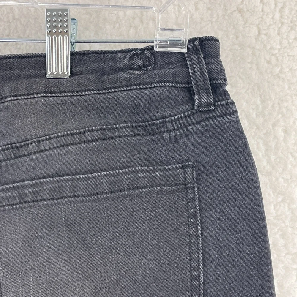 PTCL Ethical Clothing Jeans Womens Size 32 Black Denim Wide-Leg High-Rise Casual